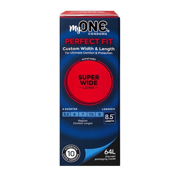 My One Super Wide & Long Condoms - Pack of 10