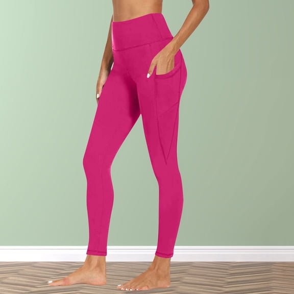 My Order High Waisted Yoga Leggings with Pockets Soft Workout Yoga Pants for Women Running Gym Trousers Solid Color Leggings Pants My Items
