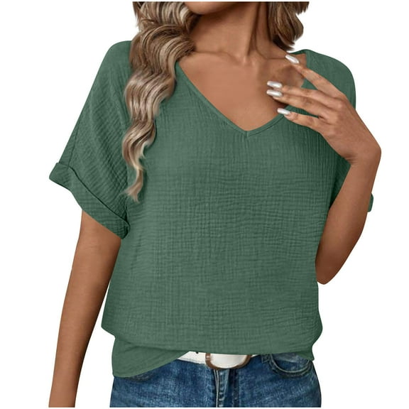 My Orders Cute Summer Tops for Women Floral T-Shirts Loose V Neck Sleeveless Tops For Women 2025 Black Summer Tops Plus Previous Orders