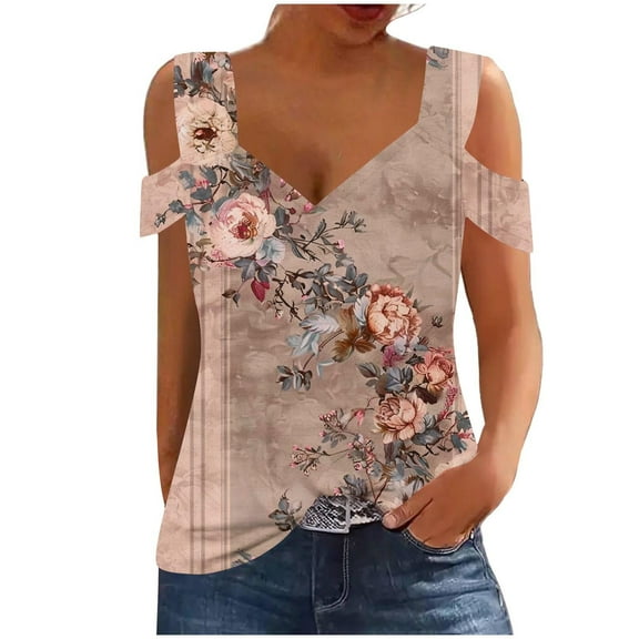 My Orders Lightweight Tops & Blouses Blouses for Women Lace Sleeveless Tops For Women Dressy Women Summer Tops V Neck Hide Belly Tunic 2025 Summer