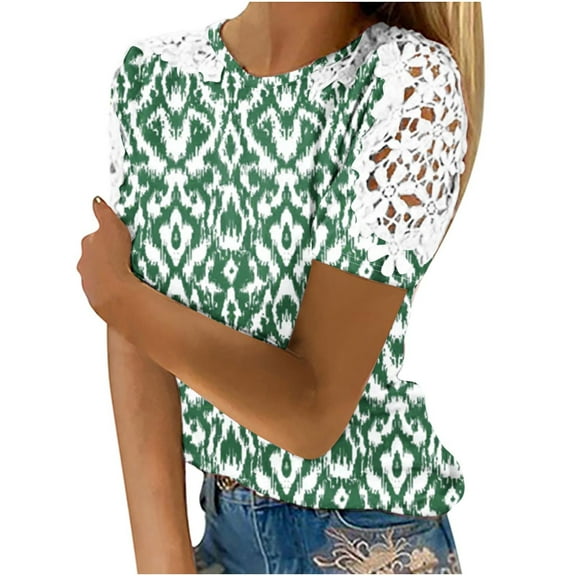 My Orders Lightweight Tops & Blouses Plus Size Shirts for Curvy Women Women Clothing Tops Cute Summer Tops for Women Trendy Letter Print Tee