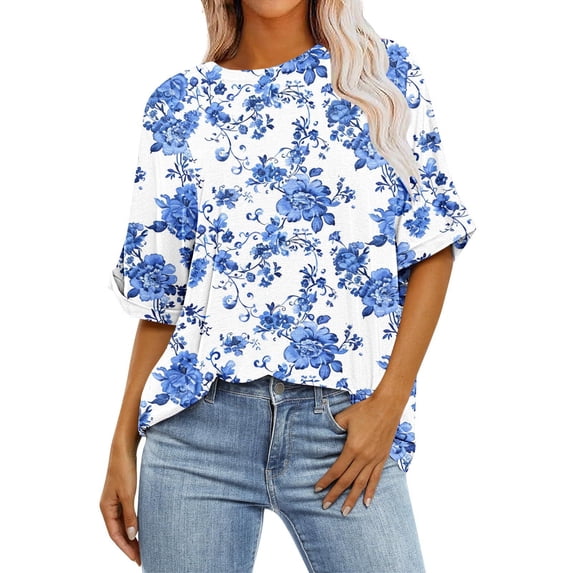 Lightweight Tops & Blouses Plus Size T Shirts Loose Womens Workout Tops Long Length Black Summer Tops for Work Plus Size Shirts for Women