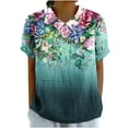 thumbnail image 1 of My Orders Lightweight Tops & Blouses Summer Blouses for Women Dressy Casual Summer Button Boho Top Women Casual Tops V Neck My Orders Past Orders, 1 of 4