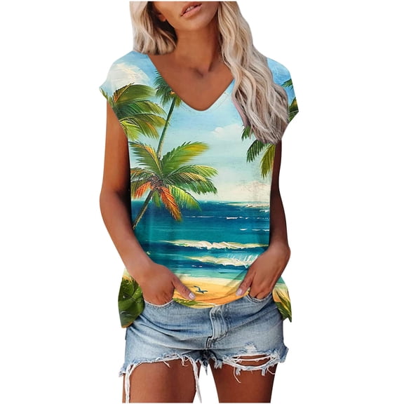 My Orders Lightweight Tops & Blouses Tshirts Shirts Graphic Vintage V Neck Summer Button Boho Top White Summer Tops for Women My Orders Placed By Me
