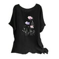 thumbnail image 1 of My Orders Lightweight Tops & Blouses Womens Blouses Dressy Casual Light Blue Warehouse Today Shipping Women Summer Tops Cotton Crew Neck Tops Grey, 1 of 5