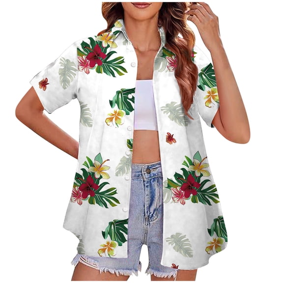 My Orders Lightweight Tops & Blouses Womens Blouses for Work Professional White Tees Slim Fit White Summer Tops for Women Dressy Generic Womens Tops