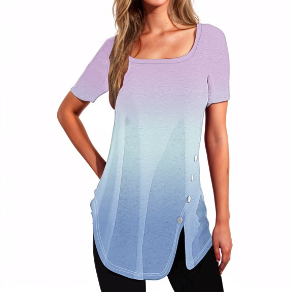 My Orders Lightweight Tops & Blouses Womens Plus Size T Shirts Loose s for Women Golf Womens Summer Tops Trendy Try Before You Buy