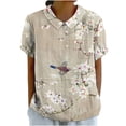 thumbnail image 1 of Lightweight Tops & Blouses Womens Work Blouses Short Sleeve Plus Size Golf Shirts for Women Women Short Sleeve Tops Trendy Shirts for Women, 1 of 5