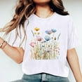 thumbnail image 1 of My Orders at Walmart 2024 Womens Tops Plus Size Sexy Tshirts Shirts V Neck Pack Cotton Blouses 3/4 Sleeve Ladies Tops and Blouses Dressy Tunic Tops Birthday Gifts for Wife, 1 of 7