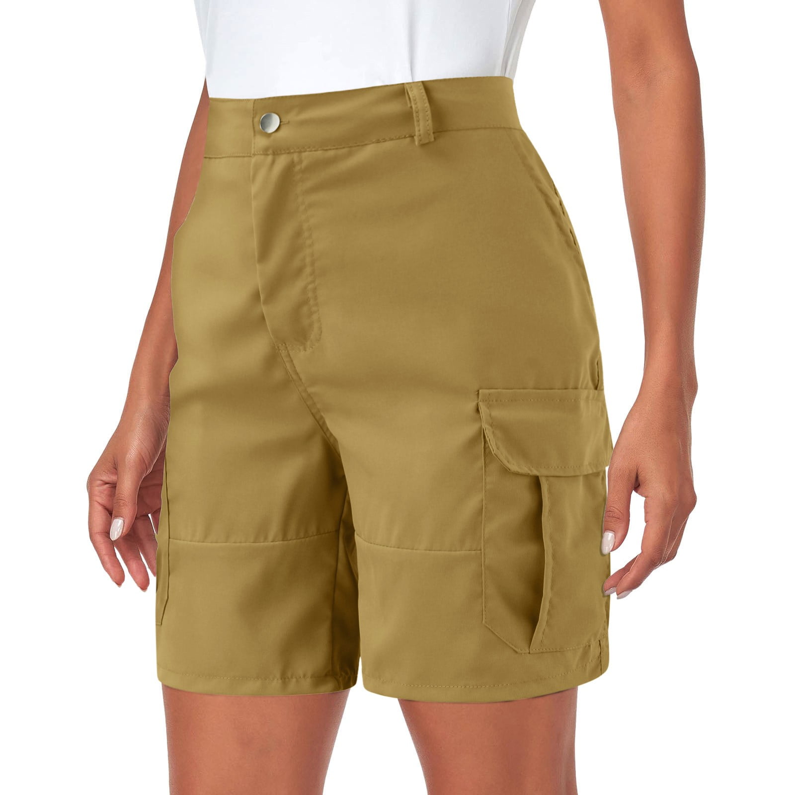 My Orders With Amazon Women's Running Shorts With Zipper Pockets High