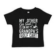 thumbnail image 1 of My Other Car Seat Is On My Grandpa's Golf Cart Toddler T-Shirt 2T Black, 1 of 3
