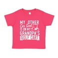 thumbnail image 1 of My Other Car Seat Is On My Grandpa's Golf Cart Toddler T-Shirt 2T Cyber Pink, 1 of 3