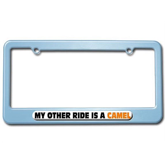 My Other Ride Is A Camel License Plate Frame