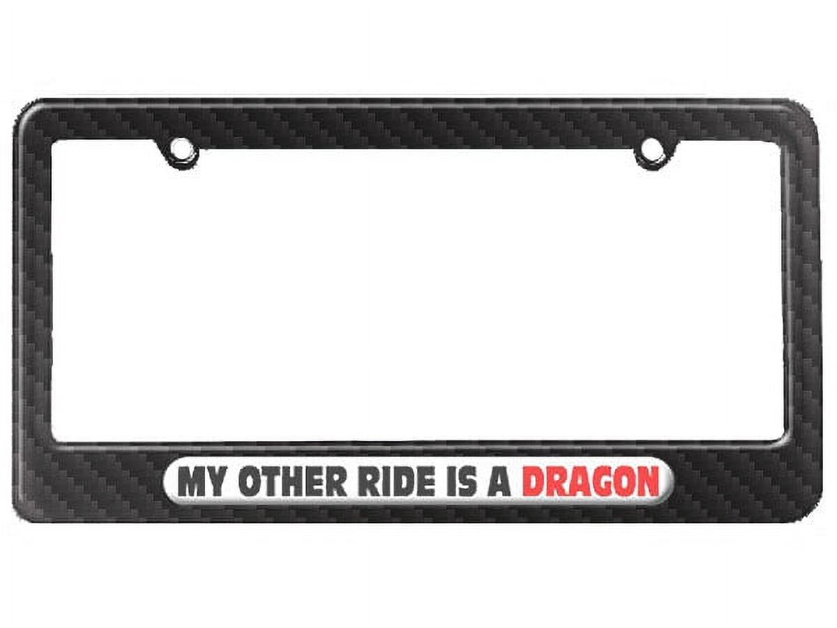 My Other Ride Is A Dragon License Plate Frame - Walmart.com