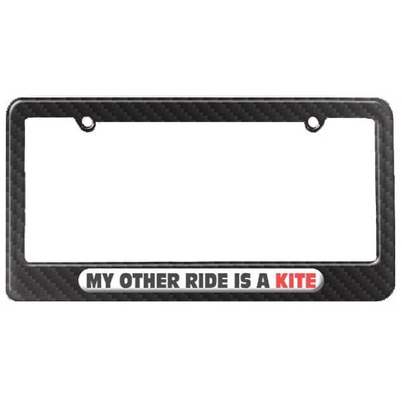 My Other Ride Is A Kite License Plate Frame