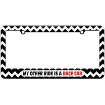 My Other Ride Is A Race Car License Plate Tag Frame, Multiple Colors