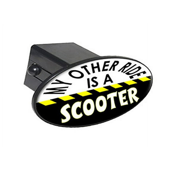 My Other Ride Is A Scooter Oval Tow Hitch Cover