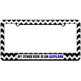 thumbnail image 1 of My Other Ride Is An Airplane License Plate Tag Frame, Multiple Colors, 1 of 1
