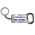 thumbnail image 1 of My Other Ride Vehicle Car Is A Dolphin Keychain Key Chain Ring Bottle Bottlecap Opener, 1 of 1
