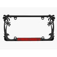 thumbnail image 1 of My Other Ride is a Chocobo Palm Tree Style Metal License Plate Frame Personalized/Car Accessories Car Tag Holder Cover (Black/Red), 1 of 2