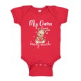 thumbnail image 1 of My Ouma Loves Me Beary Much Baby Bodysuit One Piece 6 mo Red, 1 of 3