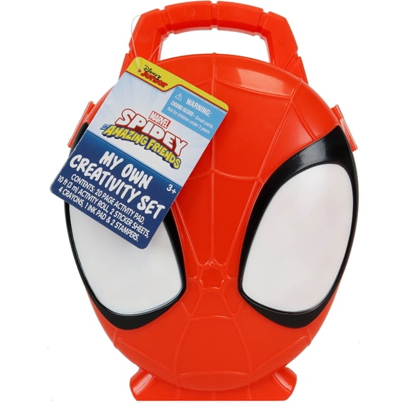 My Own Creativity Set with Spiderman Carrying Case, Kids Ages 3+