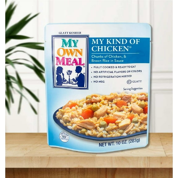 My Own Meals, My Kind of Chicken, Kosher, Shelf Stable, 10 OZ, Pack of 6