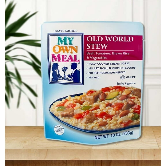My Own Meals, Old World Stew, Kosher, Shelf Stable 10 OZ, Pack 6