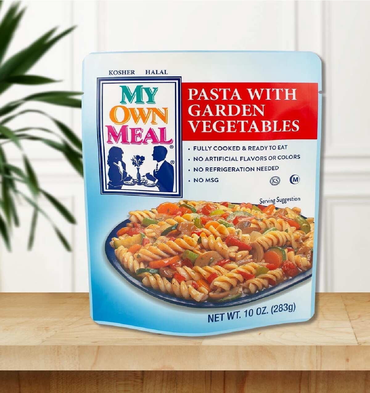 My Own Meals Pasta with garden Vegetables, kosher, Shelf Stable, 10 OZ Pack of 6
