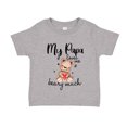 thumbnail image 1 of My Papa Loves Me Beary Much Toddler T-Shirt 2T Athletic Heather, 1 of 3