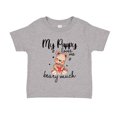 thumbnail image 1 of My Pappy Loves Me Beary Much Toddler T-Shirt 2T Athletic Heather, 1 of 3