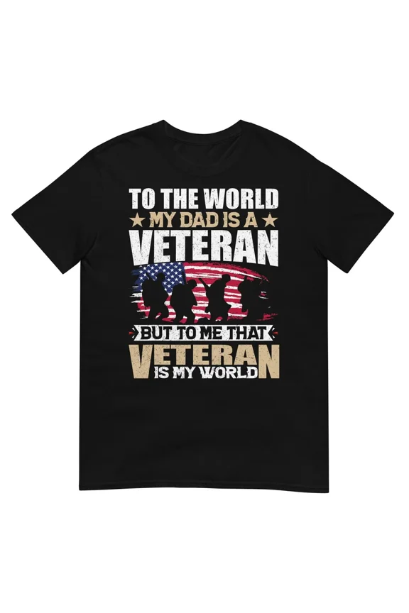 My Parent Is A Veteran Father Day Parent Grandparent Armed Forces Tee,for unisex up to 4XL