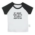 thumbnail image 1 of My Parents Think They're In Charge They Are So Cute Funny T shirt For Baby, Newborn Babies T-shirts, Infant Tops, 0-24M Kids Graphic Tees Clothing (Short Black Raglan T-shirt, 12-18 Months), 1 of 4
