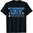 thumbnail image 1 of My Password Is The Last 8 Digits Of Pi Day Math Teacher T-Shirt, 1 of 4