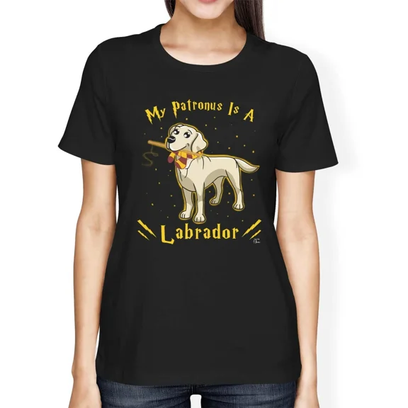 My Patronus Is a Labrador Dog Magical Pet Spirit Devoted Pup Art Unisex T-Shirt up to size 5XL