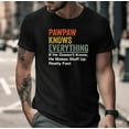 thumbnail image 1 of My Pawpaw Knows Everything Funny Family Gift Humor Design Unisex T-Shirt, up to size 5XL, 1 of 2
