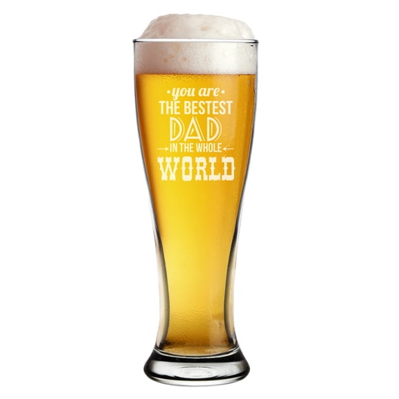 My Personal Memories 16 oz Pilsner Beer Glass Bestest Dad