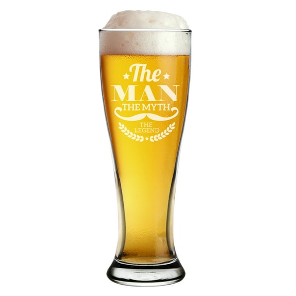 My Personal Memories 16 oz Pilsner Beer Glass The Man The Myth The Legend