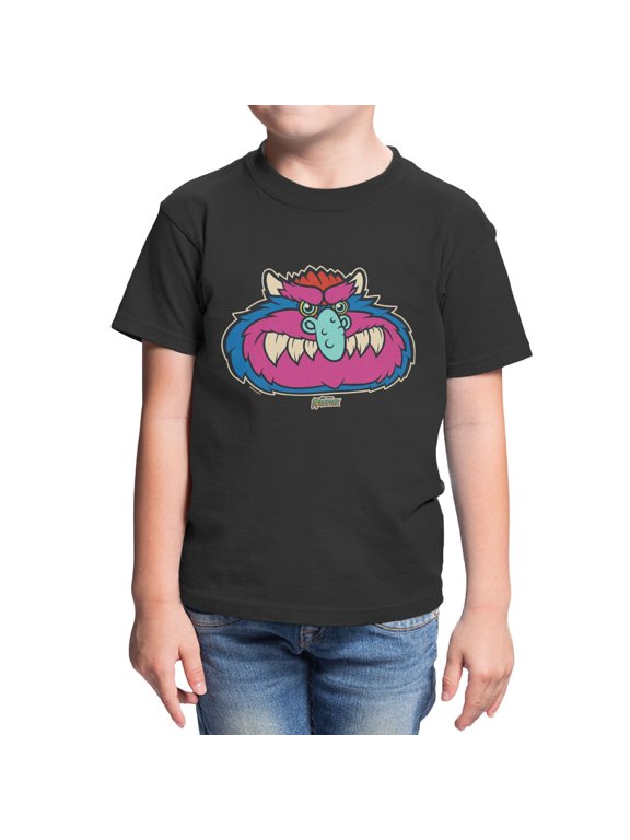 Big Face Grin Boys T-Shirt (Black, XS-XL)