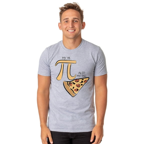 My Pi Also My Pie Pizza Men's Funny Math Teacher's Shirt Pi Day T-Shirt