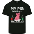 thumbnail image 1 of My Pig Is Calling and I Must Go Funny Farming and Animal New Unisex T-Shirt, 1 of 2