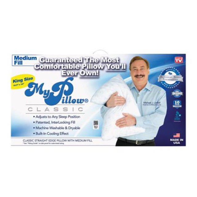My Pillow As Seen On TV King Size Firm Fill Pillow Foam/Gel