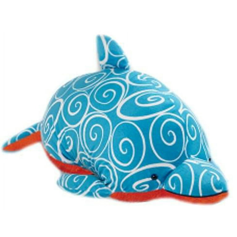 My Pillow Pets 18" Square Plush Pillow Retro Dolphin
