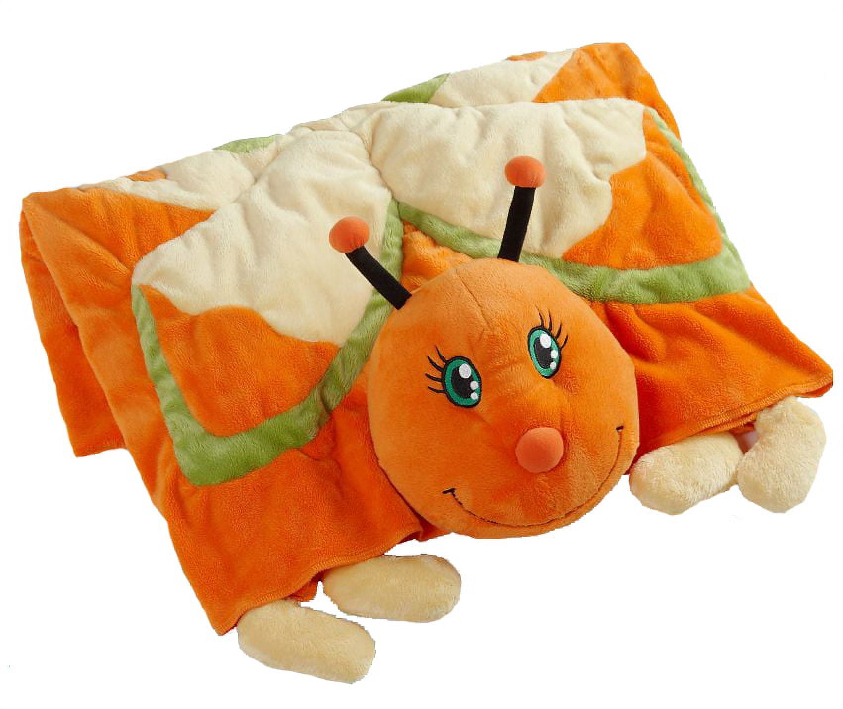 Orange butterfly pillow sales