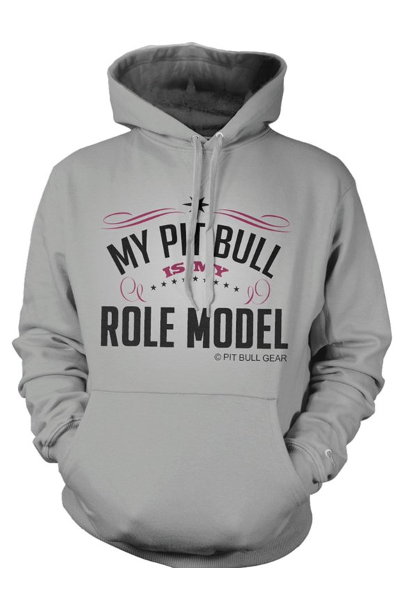 My Pit Bull Is My Role Model Adult Hoodie Pitbull Accessories Pitbull Gift