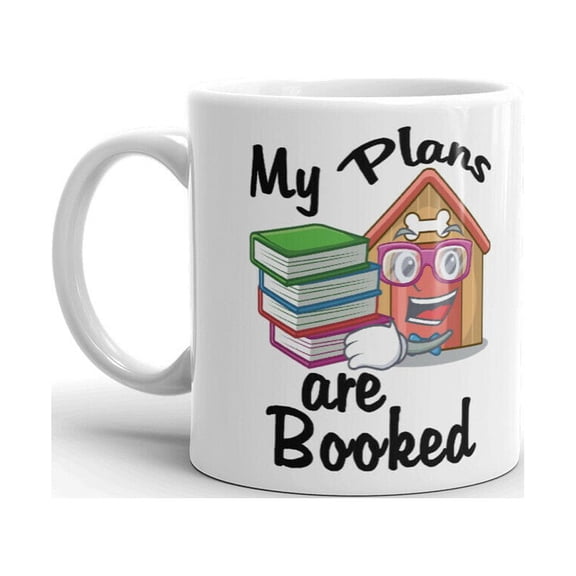 My Plans Are Booked Quarantine Fun Gag Novelty Coffee Tea Ceramic Cup Office Work Mug 11 Oz