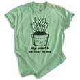 thumbnail image 1 of My Plants Be-leaf In Me Shirt, Unisex Women's Men's Shirt, Plant Shirt, Gardening Shirt, Garden Shirt, Heather Apple Green, Medium, 1 of 6