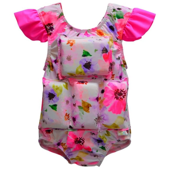 My Pool Pal Girl's Swimwear Flotation Life Vest Swimsuit - 79303 (Freshly Picked, X-Small (20-30 lbs))