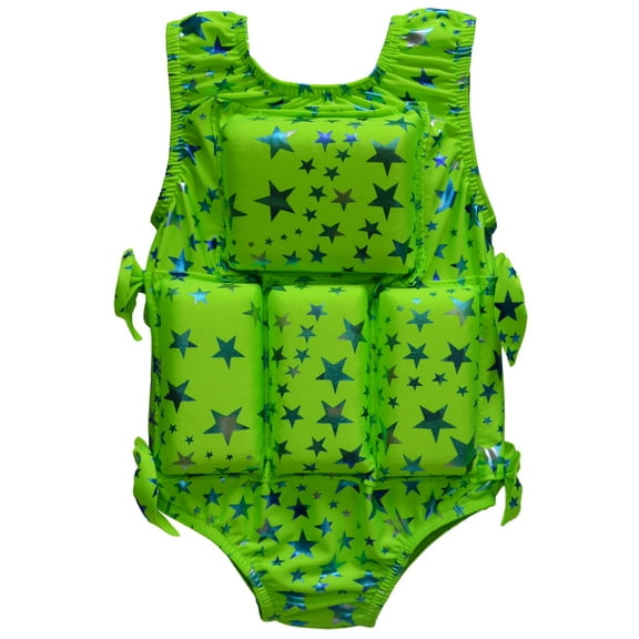 My Pool Pal Girl's or Boy's Swimwear Flotation Lifevest Swimsuit (Stargaze, X-Small)
