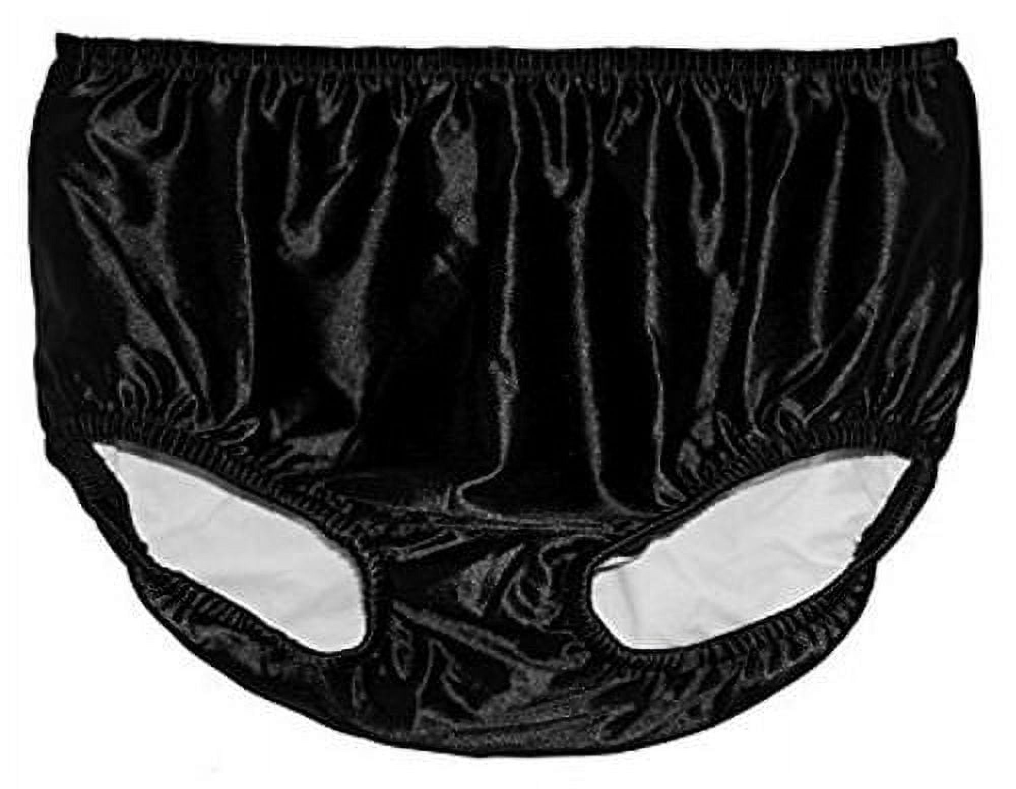 My Pool Pal Reusable Swim Diaper,Black, Adult Small